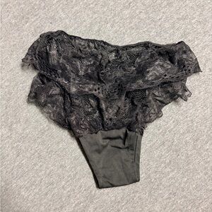 Elegant Black Lace Women's Panties